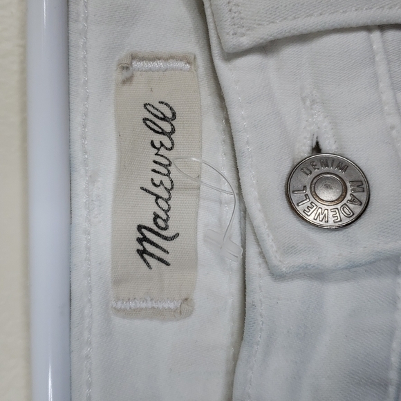 Madewell White 9" skinny jeans - Picture 2 of 4